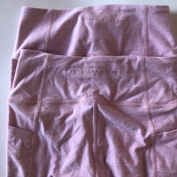 2 pairs of matching pink VS leggings (4) - Picture 3 of 6
